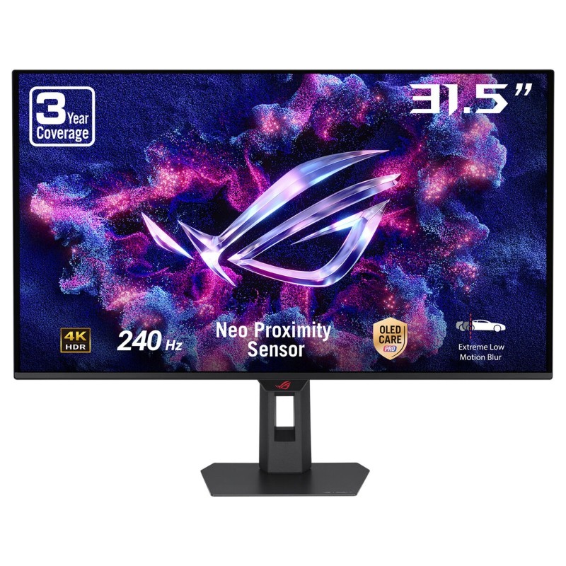ASUS ROG Strix OLED XG32UQDMS, 80 cm 31.5", 3840 x 2160 pixels, 4K Ultra HD, LCD, 0,03 ms, Noir