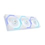 ASUS ROG Eurux GR120 ARGB Reverse Fan White Edition - Triple Pack, Ventilateur, 12 cm, Blanc