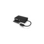 ICY BOX IB-CR401-C3, CF, MicroSD , MicroSDHC, MicroSDXC, SD, SDHC, SDXC, Noir, 5000 Mbits, Aluminium, Plastique, USB 3.2 Gen 1 3.1 Gen 1 Type-C, 77 mm