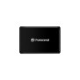 Transcend RDF8, CF, MicroSD , MicroSDHC, MicroSDXC, SD, SDHC, SDXC, Noir, CEFCCBSMIKCRCMEAC, Micro-USB, USB, 5 V