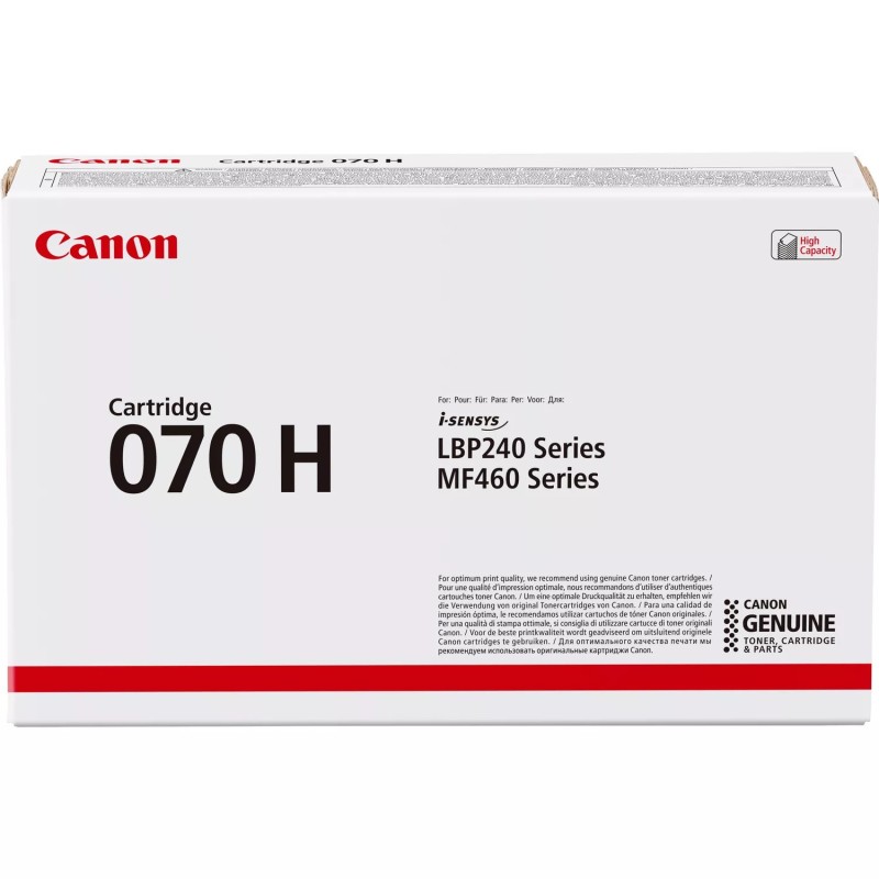 Canon 070H, 10200 pages, Noir, 1 pièce