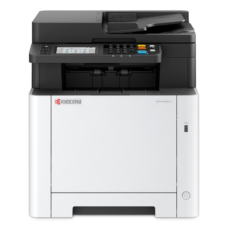 Kyocera ECOSYS MA2600cwfx, Laser, Impression couleur, 1200 x 1200 DPI, A4, Impression directe, Noir, Blanc