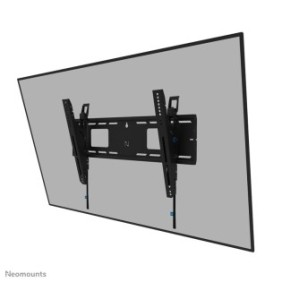 Neomounts WL35-750BL16 Support mural inclinable pour écran 42-86" - verrouillable - installation rapide - TÜV, 2,18 m 86", 100 x 100 mm, 600 x 400 mm, -15 - 15, Acier, Noir