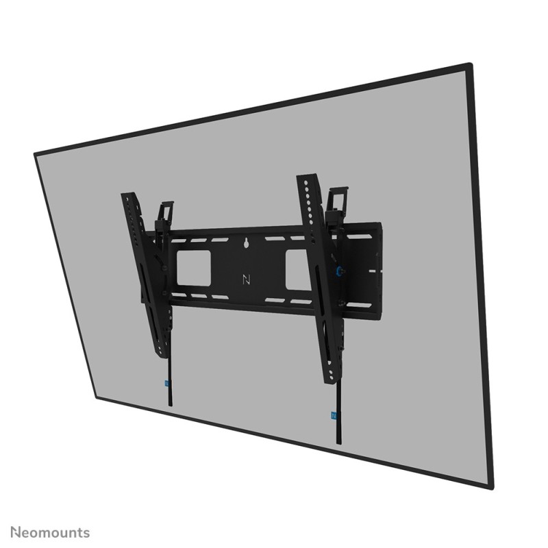 Neomounts WL35-750BL16 Support mural inclinable pour écran 42-86" - verrouillable - installation rapide - TÜV, 2,18 m 86", 100 x 100 mm, 600 x 400 mm, -15 - 15, Acier, Noir