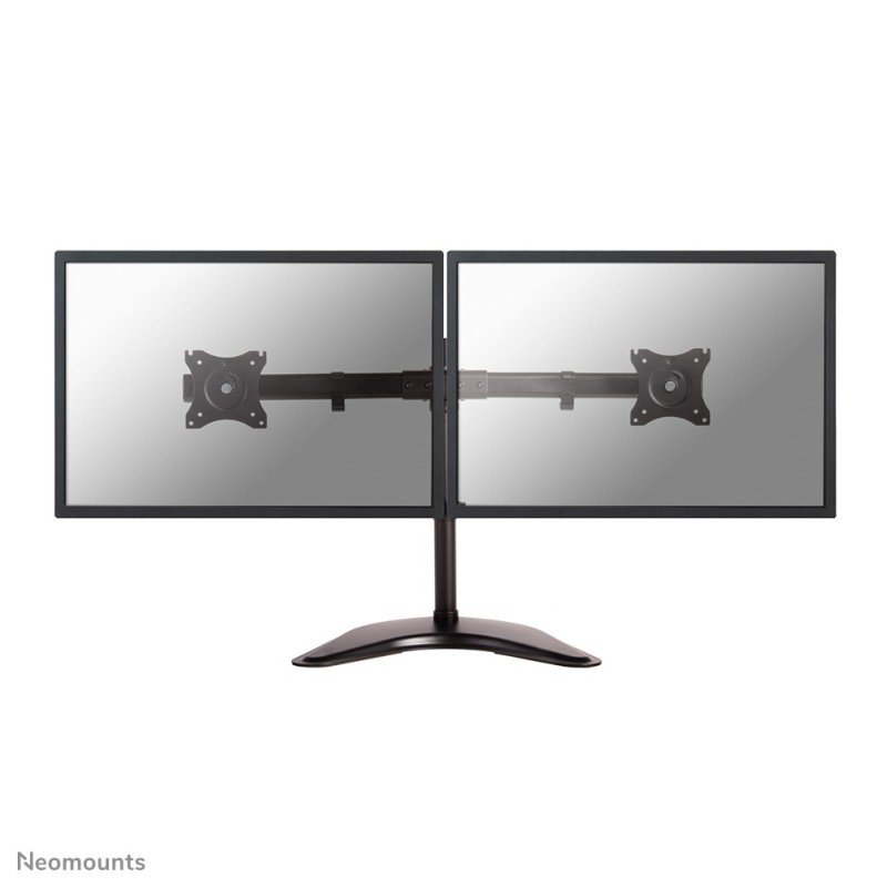 Neomounts NM-D335DBLACK Support d'écran à poser 10-27", PinceAutoportantPasse-câble, 8 kg, 25,4 cm 10", 68,6 cm 27", 100 x 100 mm, Noir