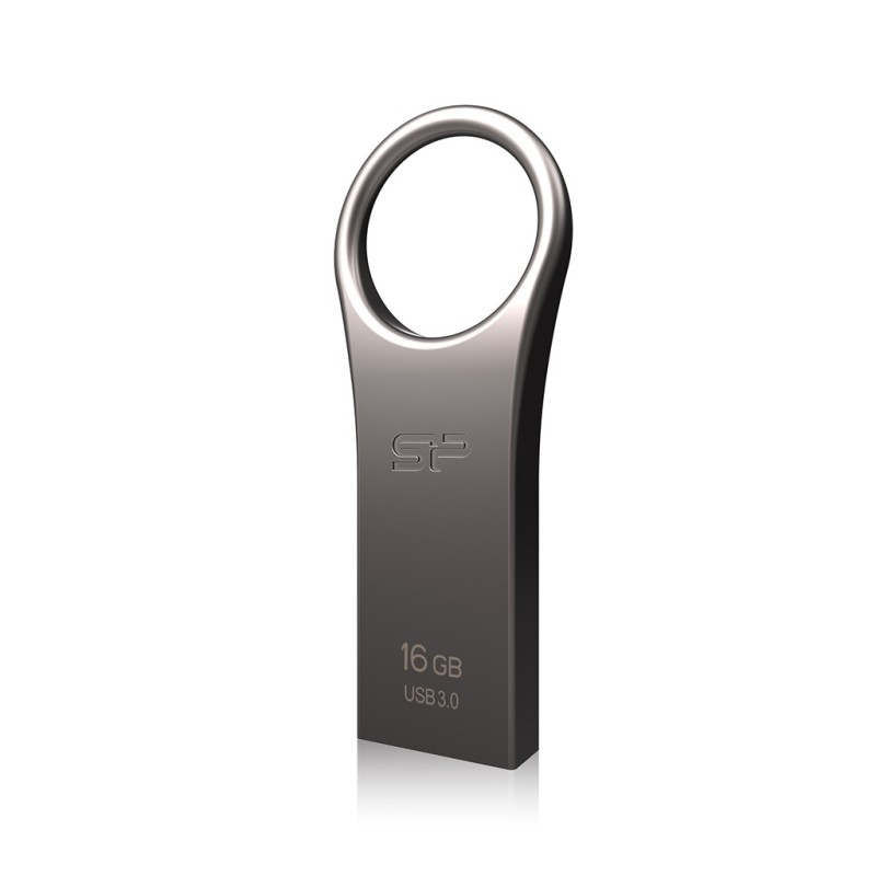 Silicon Power Jewel J80, 16 Go, USB Type-A, 3.2 Gen 1 3.1 Gen 1, Sans capuchon, 5,9 g, Titane