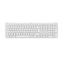 Logitech Signature Slim K950, Taille réelle 100 %, Sans fil, RF sans fil + Bluetooth, Commutateur de touche « ciseaux », QWERTZ, Blanc