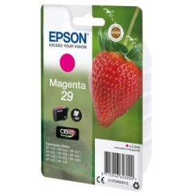 Epson Strawberry Singlepack Magenta 29 Claria Home Ink, Rendement standard, Magenta, Encre à pigments, 3,2 ml, 1 pièce, Paquet unique