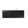 Cherry STREAM, Taille réelle 100 %, Avec fil, USB, Clavier mécanique, QWERTY, Noir