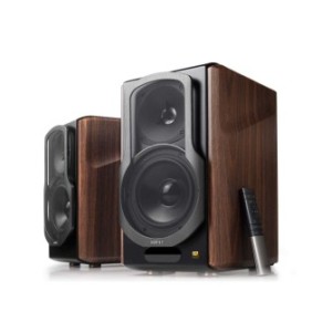Edifier S2000MKIII, 2.0 canaux, Avec fil &sans fil, 130 W, Noir, Bois
