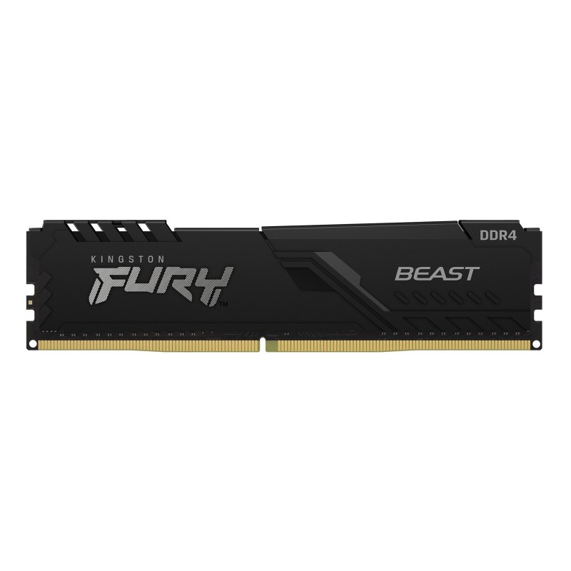 Kingston FURY Beast 16Go 3200MTs DDR4 CL16 DIMM Black, 16 Go, 1 x 16 Go, DDR4, 288-pin DIMM