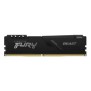 Kingston FURY Beast 16Go 3200MTs DDR4 CL16 DIMM Black, 16 Go, 1 x 16 Go, DDR4, 288-pin DIMM