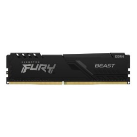 Kingston FURY Beast 16Go 3200MTs DDR4 CL16 DIMM 1Gx8 Black, 16 Go, 1 x 16 Go, DDR4, 288-pin DIMM