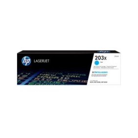 HP 203X cartouche de toner LaserJet grande capacité cyan authentique, 2500 pages, Cyan, 1 pièce