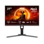 AOC G3 Q27G3XMNBK, 68,6 cm 27", 2560 x 1440 pixels, 2K Ultra HD, LED, 1 ms, Noir, Rouge
