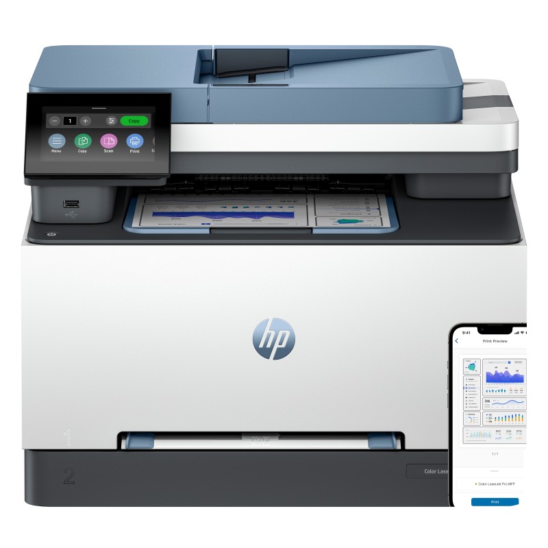 HP Color LaserJet Pro Mfp 3302sdwg Laser - Multifunction Printer - LaserLed
