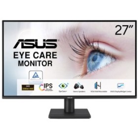 ASUS VA27AQ, 68,6 cm 27", 2560 x 1440 pixels, Quad HD, LCD, 1 ms, Noir