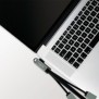 LogiLink UA0361, USB 3.2 Gen 1 3.1 Gen 1 Type-C, USB 2.0, USB 3.2 Gen 1 3.1 Gen 1 Type-A, 5000 Mbits, Argent, Aluminium, RoHS