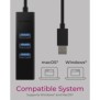 ICY BOX IB-HUB1419-LAN, USB 3.2 Gen 1 3.1 Gen 1 Type-A, 10,100,1000 Mbits, IEEE 802.1Q, IEEE 802.1p, IEEE 802.3, IEEE 802.3az, IEEE 802.3u, IEEE 802.3x, Noir, RJ-45, USB 3.2 Gen 1 3.1 Gen 1 Type-A, Aluminium