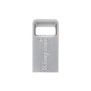 Kingston DataTraveler 128 Go Micro 200 Mos Metal USB 3.2 Gen 1, 128 Go, USB Type-A, 3.2 Gen 1 3.1 Gen 1, 200 Mos, Sans capuchon, Argent