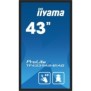 Iiyama TF4339AS-B1AG, 108 cm 42.5", 3840 x 2160 pixels, 4K Ultra HD, LED, 8 ms, Noir