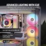 Corsair iCUE LINK LX120-R RGB, Ventilateur, 12 cm, 2400 trmin, Blanc