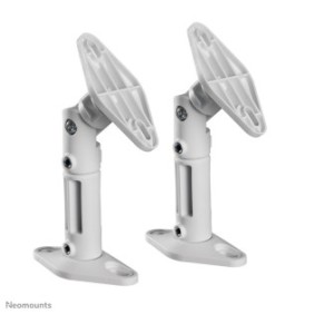 Neomounts SPEAKER-W100 Support pour haut-parleur - universel - orientable, Plafond, Mur, Plastique, 3,5 kg, Blanc, Mur, 0 - 180