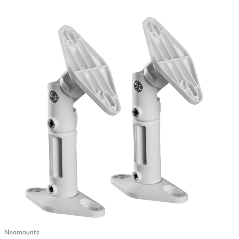 Neomounts SPEAKER-W100 Support pour haut-parleur - universel - orientable, Plafond, Mur, Plastique, 3,5 kg, Blanc, Mur, 0 - 180