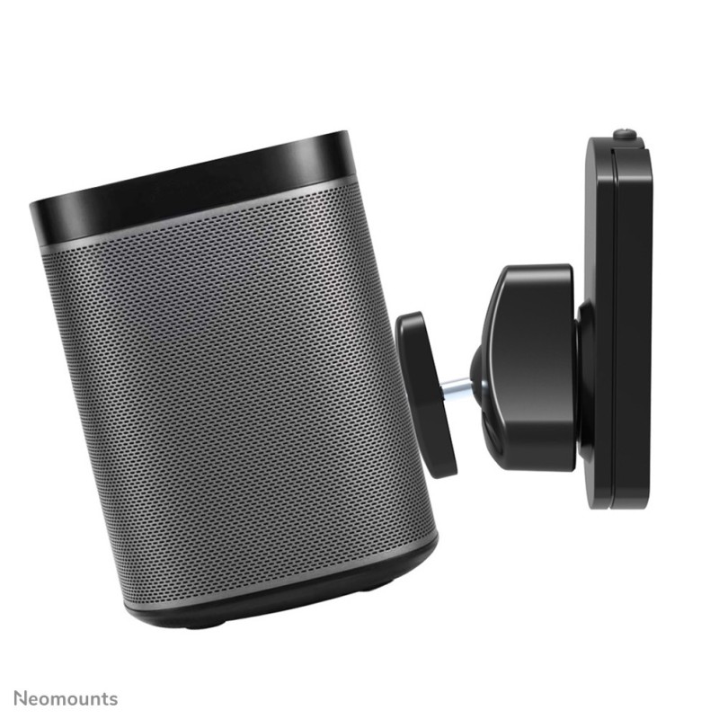 Neomounts NM-WS130BLACK Support mural pour enceintes Sonos Play1 et Play3 - orientable, Plafond, Mur, Plastique, 10 kg, Noir, Mur, 0 - 60