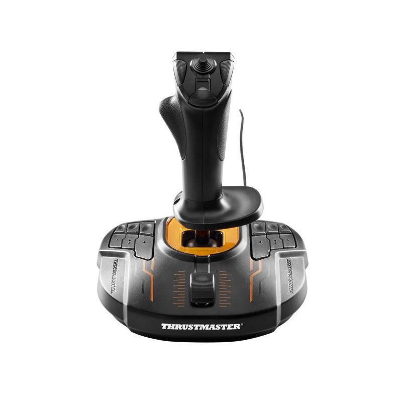 ThrustMaster T.16000M FCS, Manche à air, PC, AnalogiqueNumérique, Avec fil, USB, Noir, Orange
