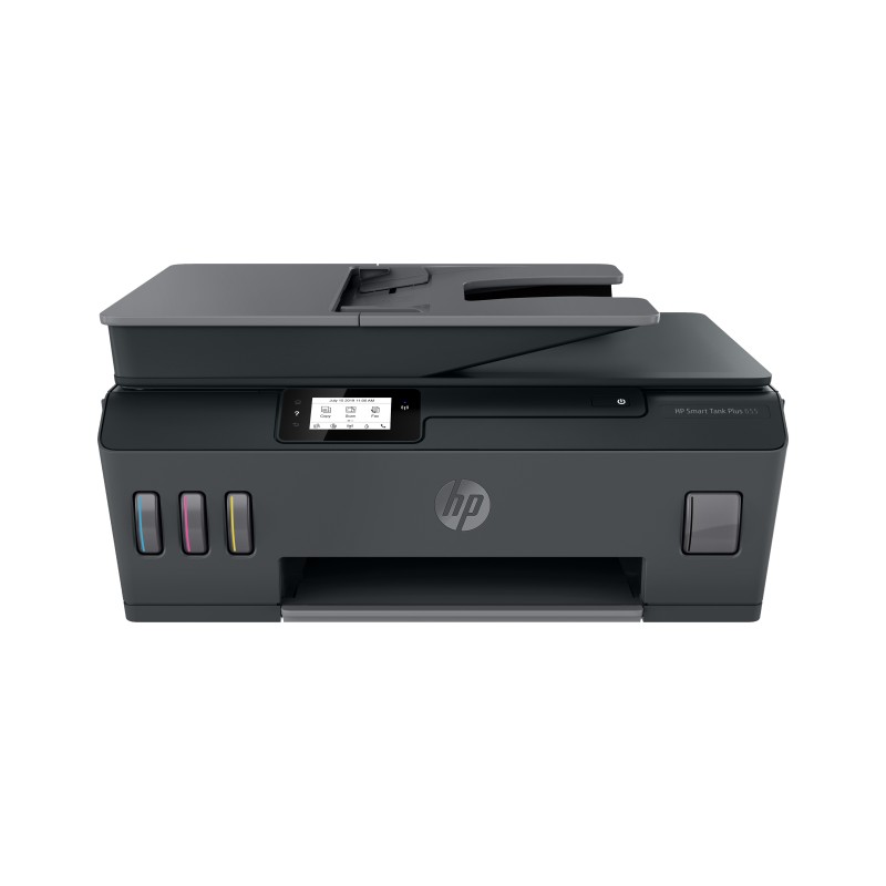 HP Smart Tank Plus 655 Sans fil All-in-One Couleur Imprimante, Copieur, Scanner, A jet d'encre thermique, Impression couleur, 4800 x 1200 DPI, A4, Impression directe, Noir