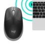 Logitech M190, Ambidextre, Optique, RF sans fil, 1000 DPI, Gris