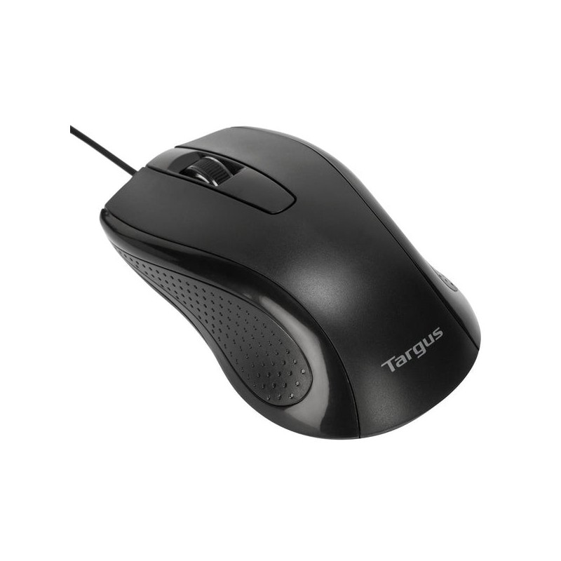 Targus AMU81AMGL, Ambidextre, Optique, USB Type-A, 1000 DPI, Noir