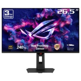 ASUS ROG Strix OLED XG27AQDMG, 67,3 cm 26.5", 2560 x 1440 pixels, Wide Quad HD, LCD, 0,03 ms, Noir
