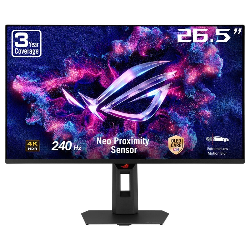 ASUS ROG Strix OLED XG27AQDMG, 67,3 cm 26.5", 2560 x 1440 pixels, Wide Quad HD, LCD, 0,03 ms, Noir