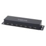 LogiLink UA0148, USB 2.0, 480 Mbits, Gris, Métal