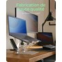 ICY BOX IB-NH300, Supports de Laptop, Argent, Aluminium, Silicone, 43,2 cm 17", 3 kg, 15 cm