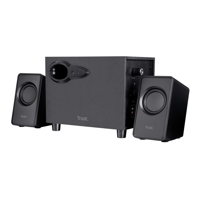 Trust Avora 2.1, 2.1 canaux, 9 W, PCordinateur portable, Noir, Chine, 2-voies