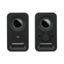 Logitech Haut-parleurs stéréo Z150 Son stéréo clair, 2.0 canaux, Avec fil, 3 W, Noir