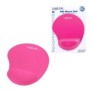 LogiLink ID0027P, Rose, Monochromatique, mousse, Gel, Caoutchouc, Repose-poignets