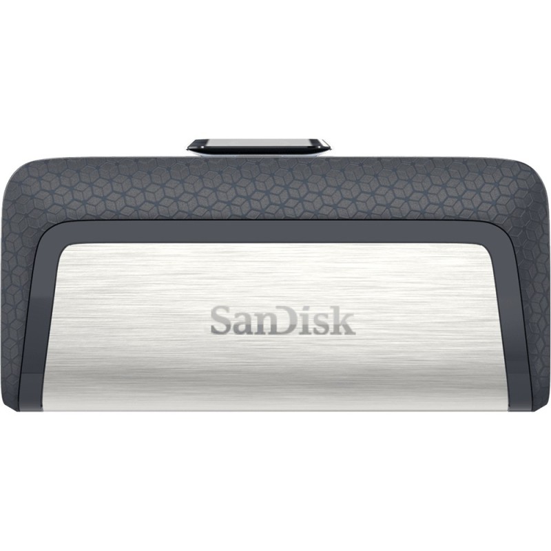 SanDisk Ultra Dual Drive USB Type-C, 128 Go, USB Type-A USB Type-C, 3.2 Gen 1 3.1 Gen 1, Slide, 9,1 g, Noir, Argent