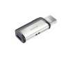 SanDisk Ultra Dual Drive USB Type-C, 128 Go, USB Type-A USB Type-C, 3.2 Gen 1 3.1 Gen 1, Slide, 9,1 g, Noir, Argent