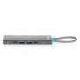 DIGITUS Station d'accueil USB-C, 9 ports, Universel, USB Type-C, Gris