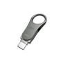 Silicon Power Mobile C80, 64 Go, USB Type-A USB Type-C, 3.2 Gen 1 3.1 Gen 1, Sans capuchon, 8 g, Titane