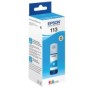 Epson 113 EcoTank Pigment Cyan ink bottle, Original, Cyan, Epson, Ecotank ET-5880, EcoTank ET-5850, EcoTank ET-5800, EcoTank ET-16650, EcoTank ET-16600, 6000 pages, 70 ml
