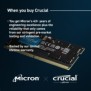 Crucial CT8G56C46S5, 8 Go, 1 x 8 Go, DDR5, 5600 MHz, 262-pin SO-DIMM