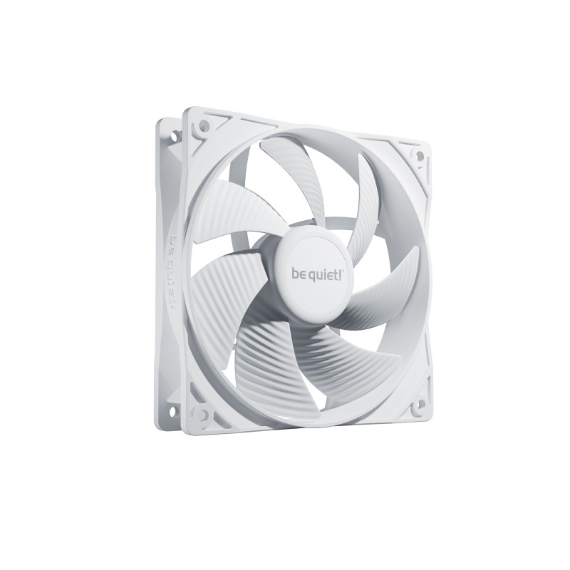 Be Quiet! Pure Wings 3 120 mm PWM | Ventilateur PC White, Ventilateur, 12 cm, 1600 trmin, 84,8 m³h, Blanc