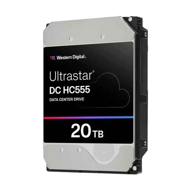 WD Ultrastar DC HC555, 20 To, 7200 trmin, 512 Mo, 3.5", SAS3