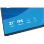 Iiyama ProLite XB2797HSU-B1, 68,6 cm 27", 1920 x 1080 pixels, Full HD, LED, 4 ms, Noir