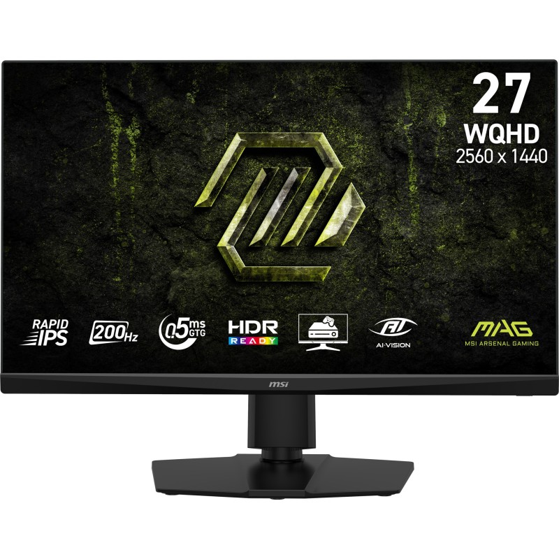 MSI MAG 272QPF E20, 68,6 cm 27", 2560 x 1440 pixels, Wide Quad HD, LED, 0,5 ms, Noir